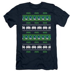 Batman - Mens Batman Christmas Sweater Slim Fit T-Shirt