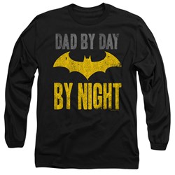 Batman - Mens Dad By Day Long Sleeve T-Shirt