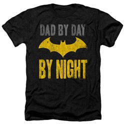 Batman - Mens Dad By Day Heather T-Shirt