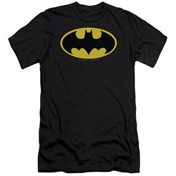 Batman - Mens Classic Logo Premium Slim Fit T-Shirt