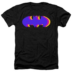 Batman - Mens Tri Colored Symbol Heather T-Shirt