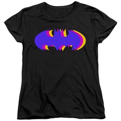 Batman - Womens Tri Colored Symbol T-Shirt