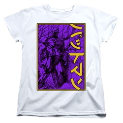 Batman - Womens Big Framed Kanji T-Shirt