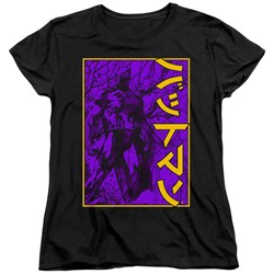 Batman - Womens Big Framed Kanji T-Shirt