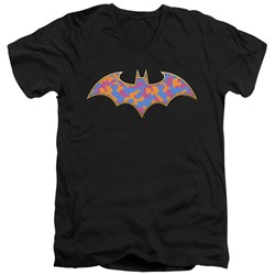 Batman - Mens Gold Camo V-Neck T-Shirt