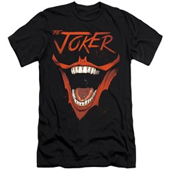 Batman - Mens Joker Bat Laugh Premium Slim Fit T-Shirt