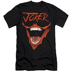 Batman - Mens Joker Bat Laugh Slim Fit T-Shirt