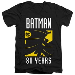 Batman - Mens Silhouette V-Neck T-Shirt