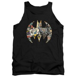 Batman - Mens Collage Shield Tank Top