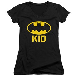 Batman - Juniors Bat Kid V-Neck T-Shirt