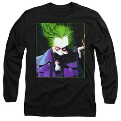 Batman - Mens Arkham Asylum Joker Long Sleeve T-Shirt