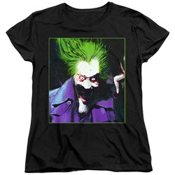 Batman - Womens Arkham Asylum Joker T-Shirt