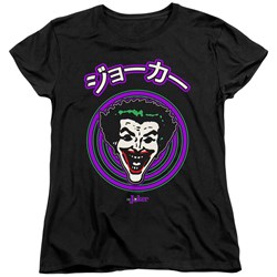 Batman - Womens Face Spiral T-Shirt