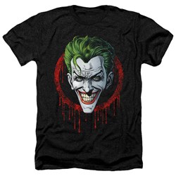 Batman - Mens Joker Drip Heather T-Shirt