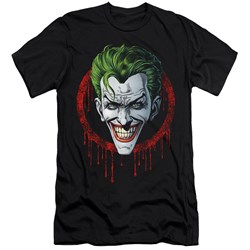 Batman - Mens Joker Drip Premium Slim Fit T-Shirt