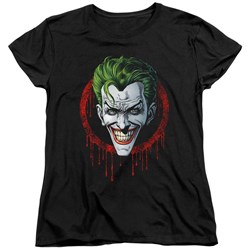 Batman - Womens Joker Drip T-Shirt