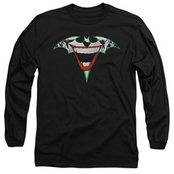 Batman - Mens Joker Bat Logo Long Sleeve T-Shirt