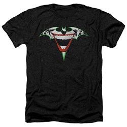 Batman - Mens Joker Bat Logo Heather T-Shirt