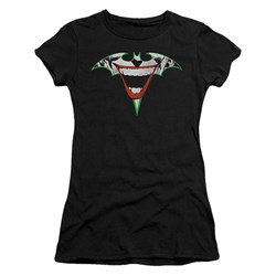 Batman - Juniors Joker Bat Logo T-Shirt