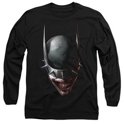 Batman - Mens Batman Who Laughs Head Long Sleeve T-Shirt