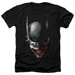 Batman - Mens Batman Who Laughs Head Heather T-Shirt