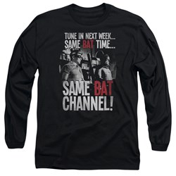 Batman Classic Tv - Mens Bat Channel Longsleeve T-Shirt