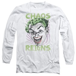 Batman Classic Tv - Mens Chaos Reigns Long Sleeve T-Shirt