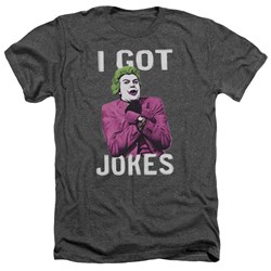 Batman Classic Tv - Mens Got Jokes Heather T-Shirt