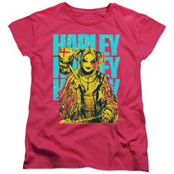 Birds Of Prey - Womens Harley Painted T-Shirt