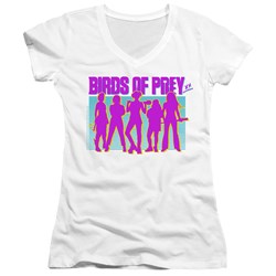 Birds Of Prey - Juniors Silhouettes V-Neck T-Shirt