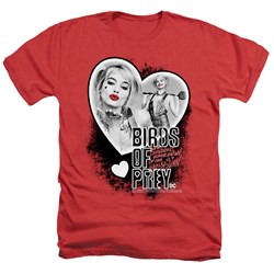 Birds Of Prey - Mens Heart Harley Heather T-Shirt