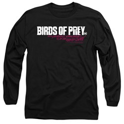 Birds Of Prey - Mens Horizontal Logo Long Sleeve T-Shirt