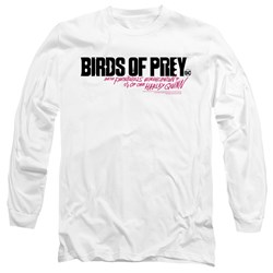 Birds Of Prey - Mens Horizontal Logo Long Sleeve T-Shirt