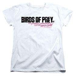Birds Of Prey - Womens Horizontal Logo T-Shirt