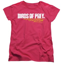 Birds Of Prey - Womens Horizontal Logo T-Shirt