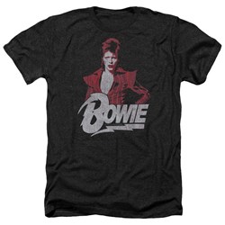 David Bowie - Mens Diamond David Heather T-Shirt