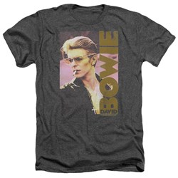 David Bowie - Mens Smokin Heather T-Shirt