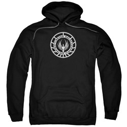 Battlestar Galactica - Mens Galactica Badge Hoodie