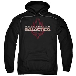 Battlestar Galactica - Mens Logo With Phoenix Hoodie