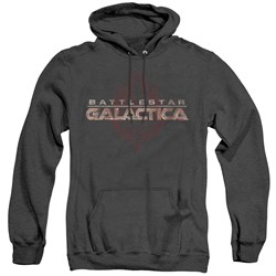 Battlestar Galactica - Mens Logo With Phoenix Hoodie