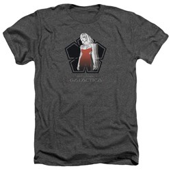 Battlestar Galactica - Mens Cylon Tech T-Shirt In Charcoal