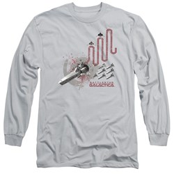 Battlestar Galactica - Mens Red Squadron Splatter Long Sleeve T-Shirt