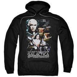 Battlestar Galactica - Mens 35Th Anniversary Collage Hoodie