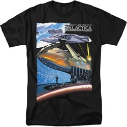 Battlestar Galactica - Mens Concept Art T-Shirt In Black