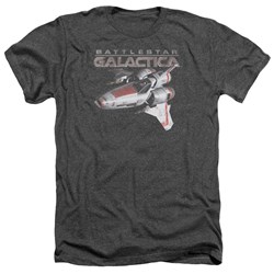 Battlestar Galactica - Mens Mark Ii Viper Heather T-Shirt