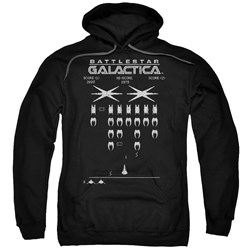 Battlestar Galactica - Mens Galactic Invaders Pullover Hoodie