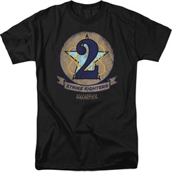 Battlestar Galactica - Mens Strike Fighters Badge T-Shirt
