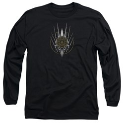 Battlestar Galactica - Mens Crest Of Ships Long Sleeve T-Shirt
