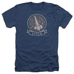 Battlestar Galactica - Mens Viper Squad Heather T-Shirt