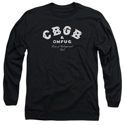 Cbgb - Mens Classic Logo Long Sleeve T-Shirt